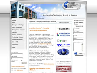 Houston Technology Center Web Site image