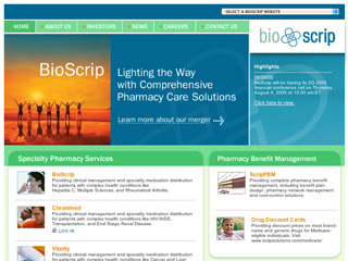 BioScrip Merger Site image