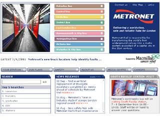 Metronet Rail Website image