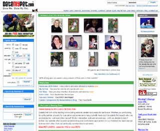 DateMyPet.com : Date Me.  Date My Pet. image