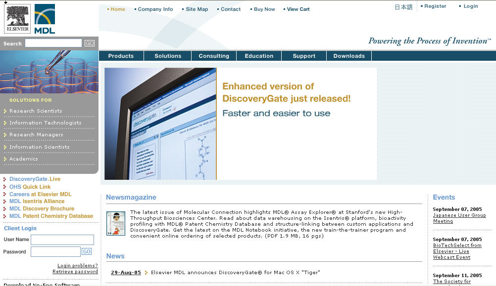 Elsevier MDL image