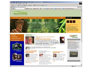 Iowa Primate Learning Sanctuary website image