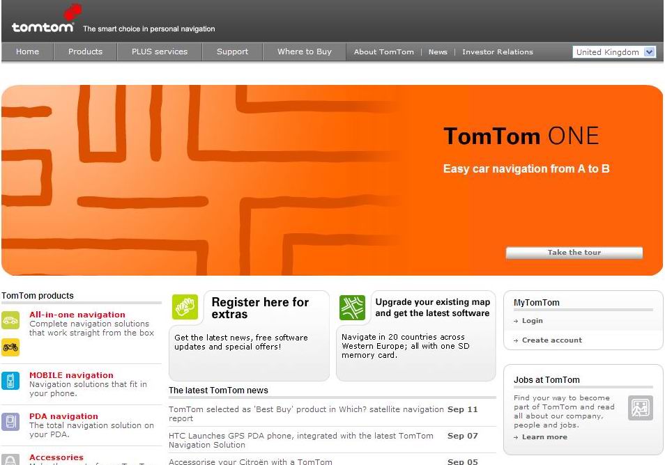 TomTom, the smart choice in personal navigation image