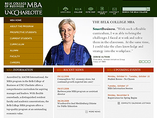 UNC Charlotte  - Belk MBA Program image