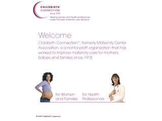 Childbirth Connection Website image