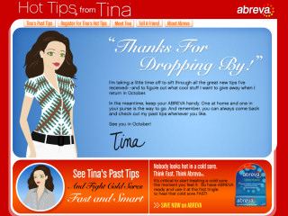 Abreva Relationship Marketing Program - Hot Tips From Tina image