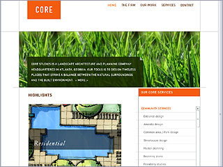 Core Studios Website image