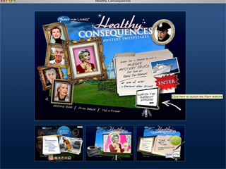 Pfizer for Living Healthy Consequences Mystery Sweepstakes image