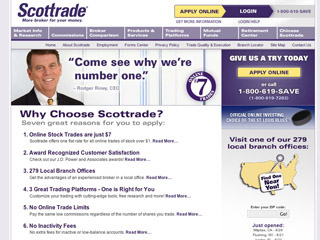 Scottrade's Official Web Site image