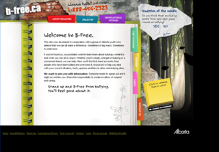 Teen Anti-Bullying Website image