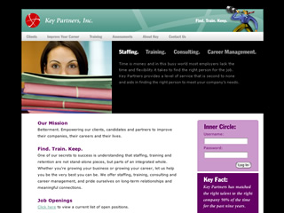 Key Partners, Inc. Website image
