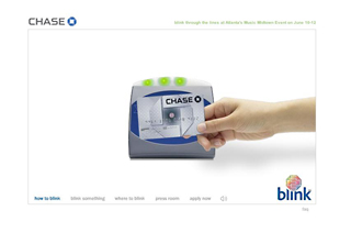 Chase card with Blink image