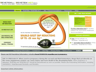 Teveten HCP Product Website image