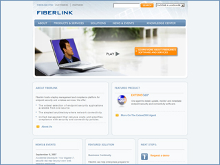 Fiberlink Web Site image