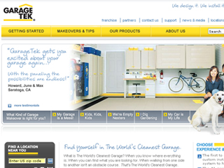 GarageTek Corporate Website Redesign image