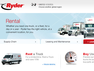 Ryder Corporate Website Redesign  image