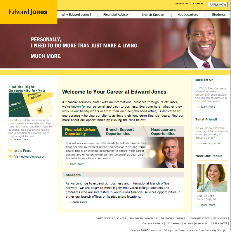 Edward Jones Global Career Site image