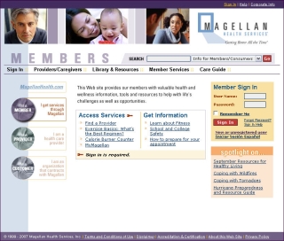 Behavioral Health - Member Site image
