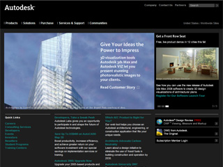 Autodesk Corporate Website image