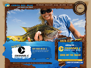 Costa del Mar Interactive Website image