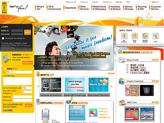CSL One2free Website image