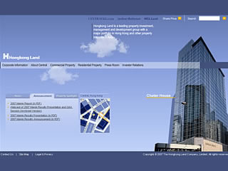 Hongkong Land Website image