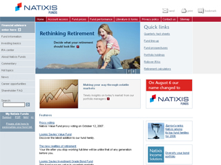 Natixis Funds public site image