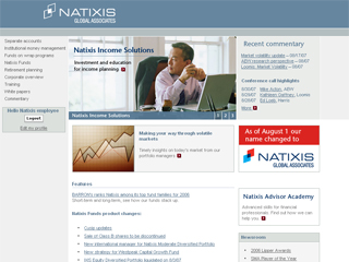 Natixis Global Associates site for financial advisors image