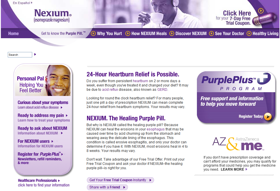 Astra Zeneca - Nexium image