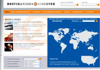 Destinations2Discover Website image