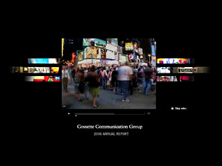 Cossette Communication Group 2006 Online Annual Report image