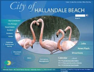 City of Hallandale Beach Website image