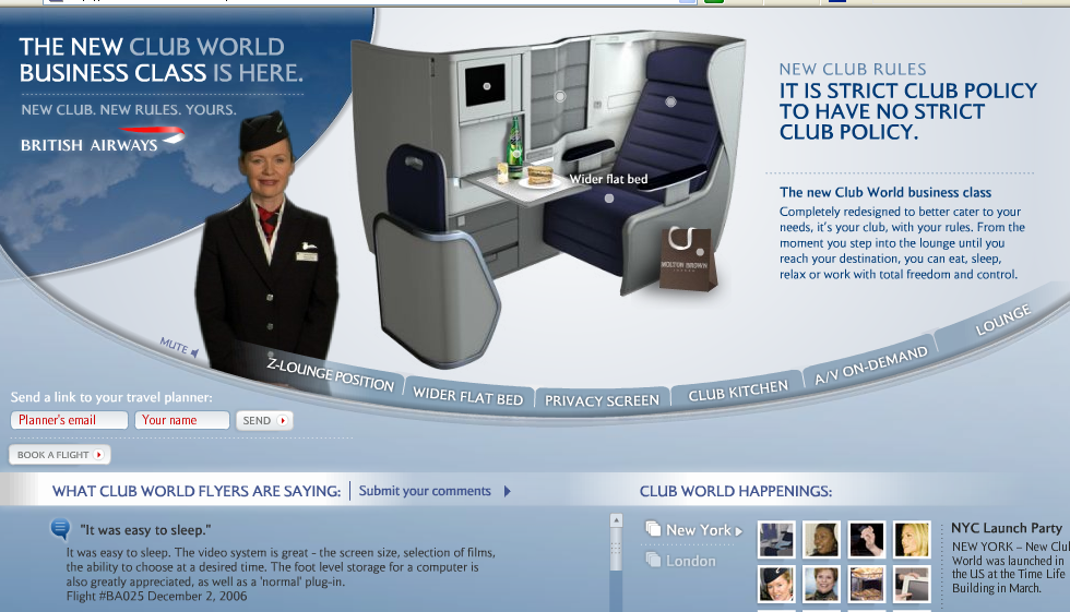 British Airways: New Club Rules image