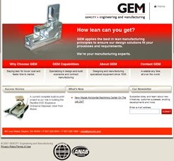 Gem City Web Site image
