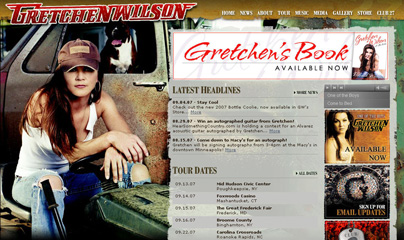 GretchenWilson.com image