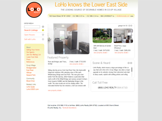 LoHo Realty Website image