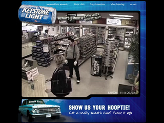 Keystone Light Brand Website image