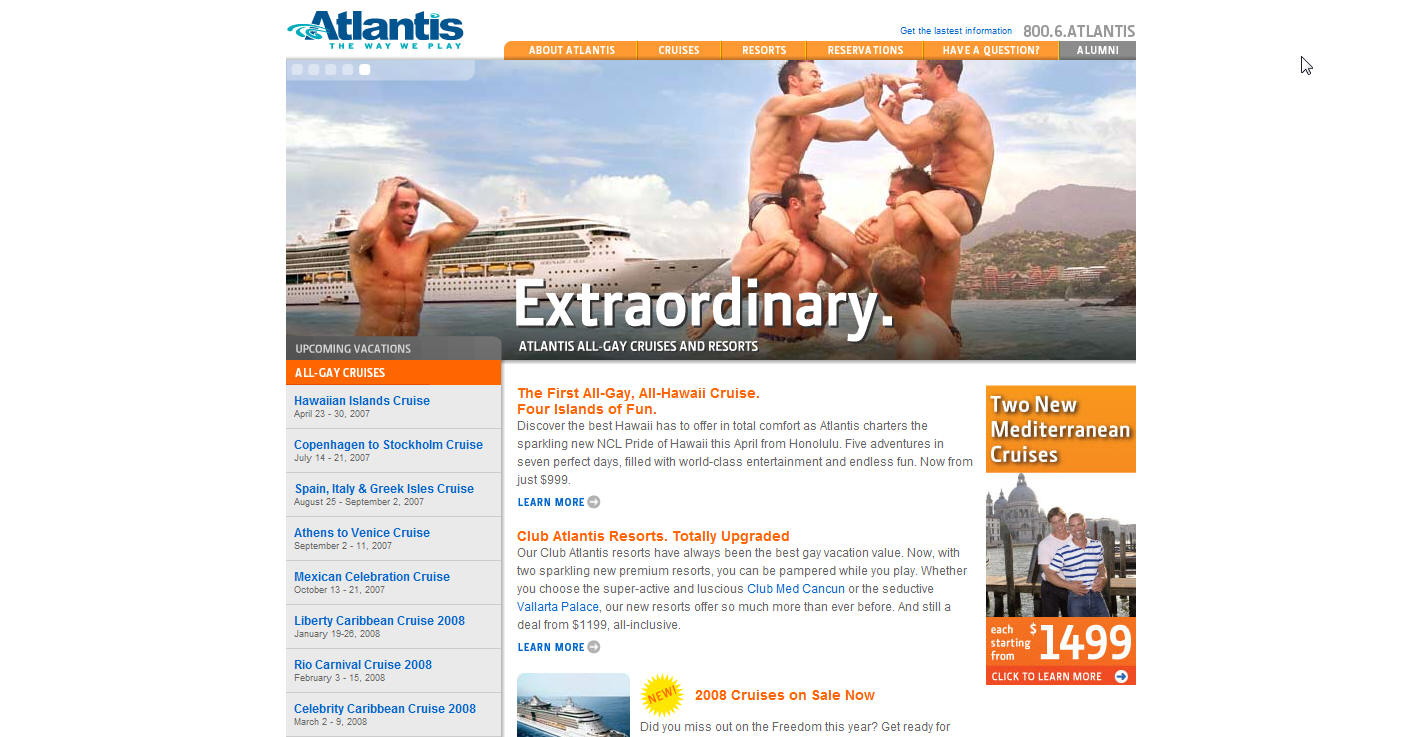 Atlantis Events Website Redesign image