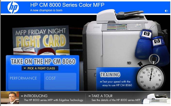 Hewlett-Packard CM 8000 Microsite image