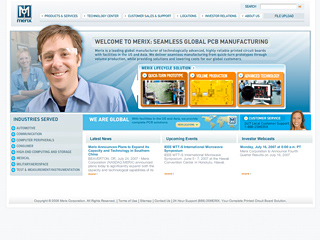 Merix Website image