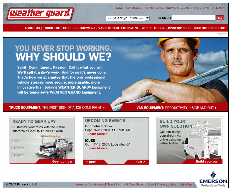 Weather Guard Brand of Truck and Van Equipment image