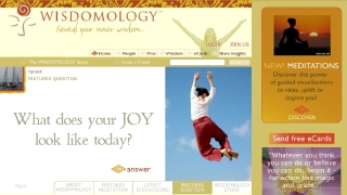 Wisdomology.com Website image