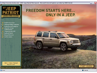 Jeep Patriot Web Launch Course image