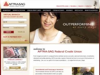 AFTRA-SAG FCU Virtual Branch Website image