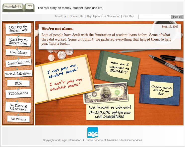 American Education Services, YouCanDealWithIt image