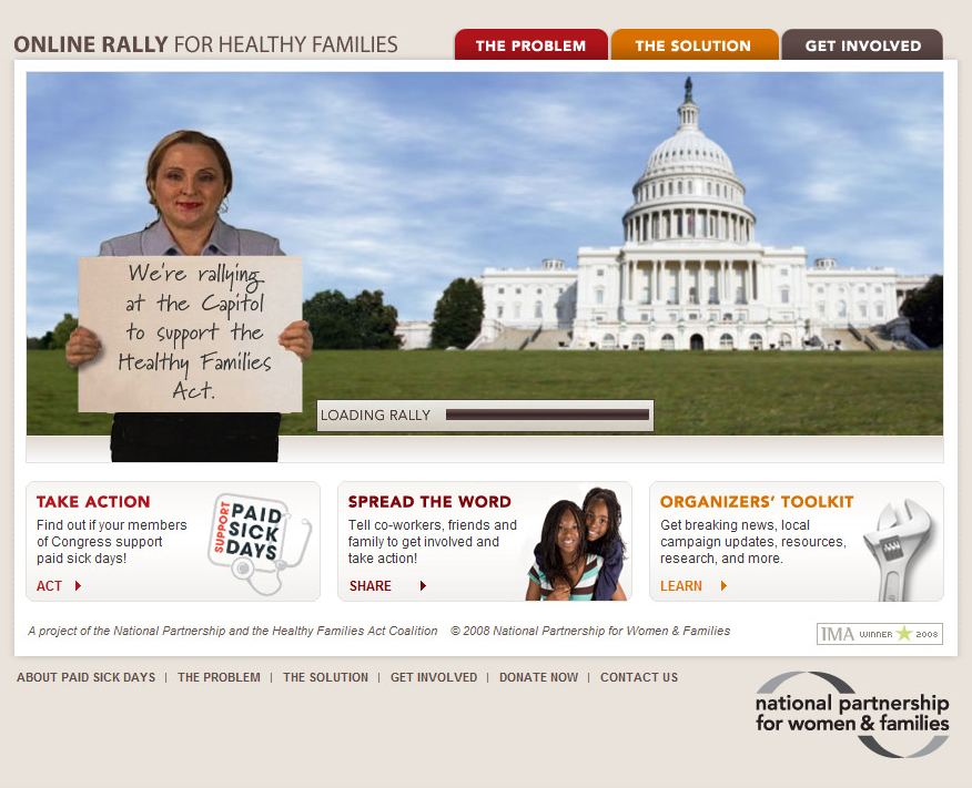 Online Rally for Healthy Families / Support Paid Sick Days image