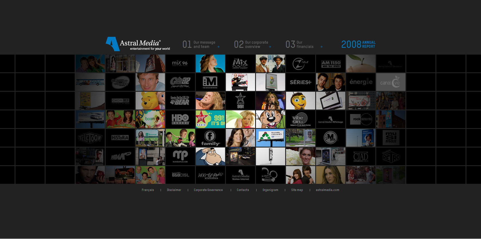 2008 Astral Media Annual Report image