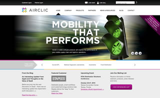 Airclic Website image