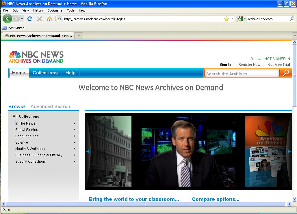 NBC News Archives On Demand image