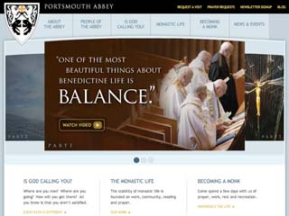 Portsmouth Abbey Monastery Website image